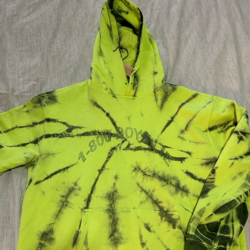 Neon yellow/green Boys Lie hoodie